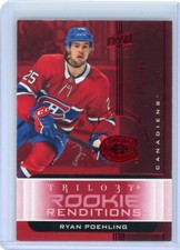 2019-20 Trilogy Hockey Rookie Renditions RYAN POEHLING /799 No. RR-10!