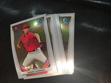 2014 Bowman Draft CDP113 Jeremy Rhoades 10 count all chrome lot Los Angele Angel