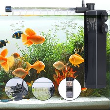 hygger Aquarium Fish Tank Filter Aqua Internal Submersible Water Pump 3-10-20Gal