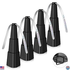 Tabletop Fly Fans 4 Pack - Holographic Blades, Keep Flies Away for BBQ, Picnic