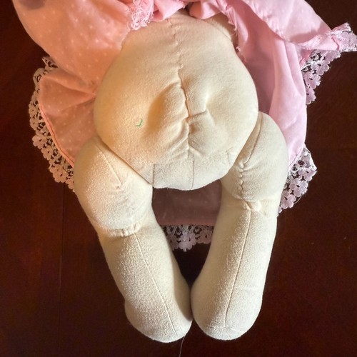 Mattel My Child 1985 vintage Cloth Baby Girl Doll pink dress - Picture 9 of 15