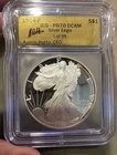 1994-P  PF70 D Proof American Silver Eagle GOLD LABEL 1 of ONLY 99 Key Date!!