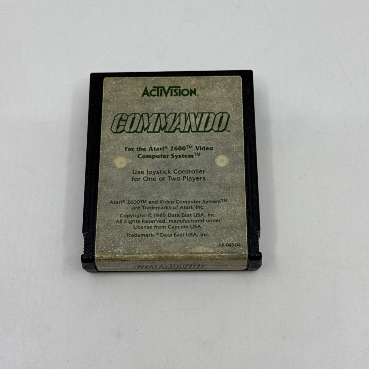 Jeu Atari 2600 Commando PAL Loose - Version Cartouche Seule (N°8586S)