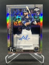 2025 Topps  #AC-JR John Rave Chrome Update Autograph Refractor #/499