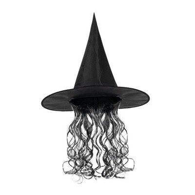 Halloween Hexenhut Deko Kostüm Zubehör spitz Hexenhut