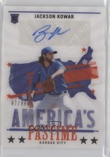 2022 Panini Chronicles America's Pastime 87/99 Jackson Kowar #AP-JK Auto 10k8