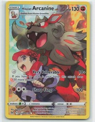 Hisuian Arcanine TG08/TG30 Lost Origin Trainer Gallery Holo Ultra Rare