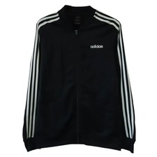 Adidas Unisex Black Track Top, Size 95-100