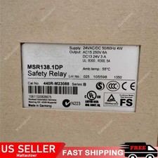 New Allen-Bradley 440R-M23088 Guardmaste MSR138.1DP Safety Relay,24V AC/DC