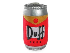 Lata de cerveza Duff de peluche de 10" de Los Simpson x Kidrobot