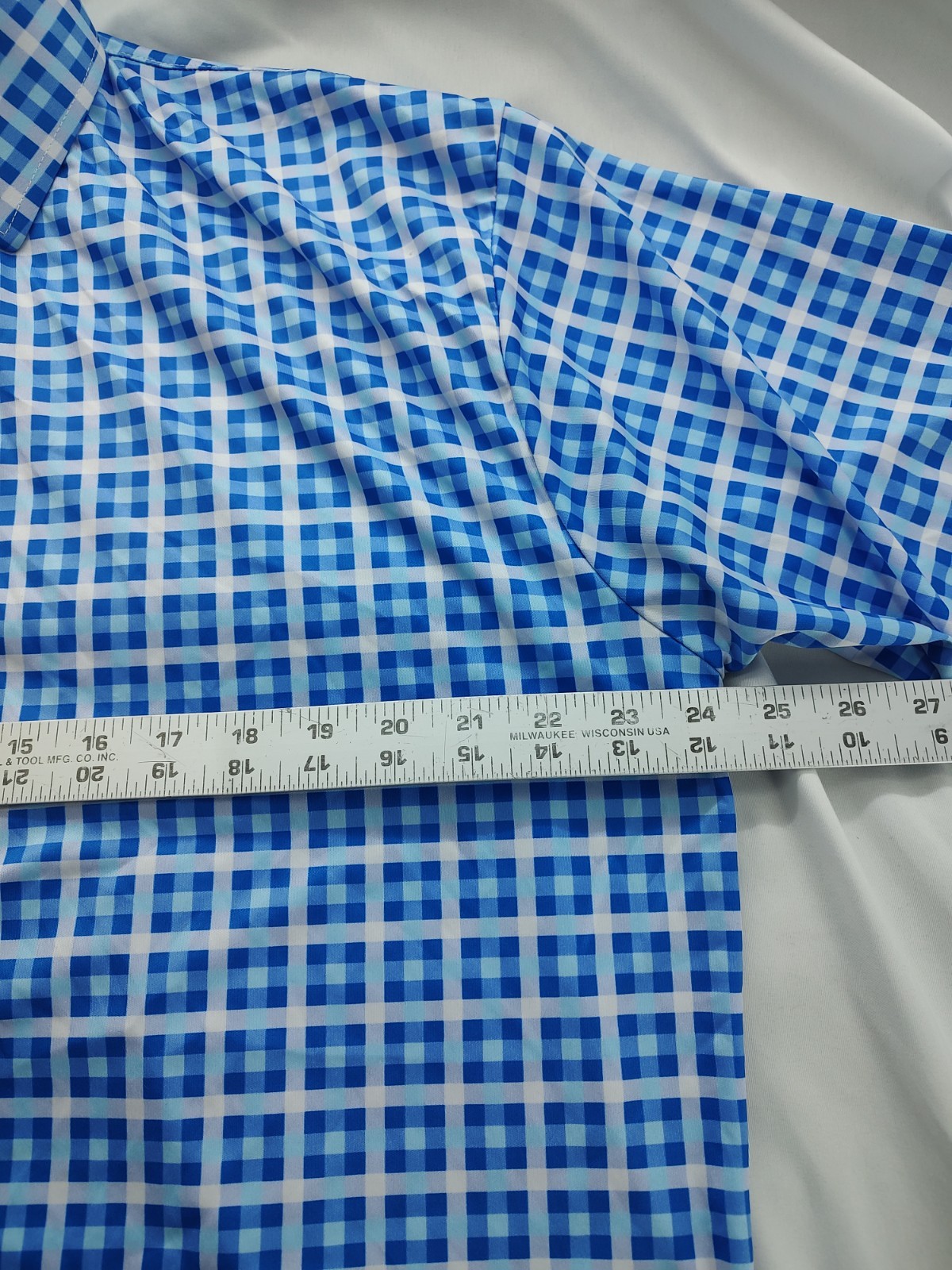 Collars and Co Blue Windowpane Performance The Dr… - image 5