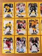 2025-26 O-Pee-Chee Hockey Cards - Yellow (18) and Blue (3) Parallel Set