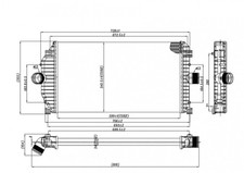 HART Ladeluftkühler für Renault Laguna I Grandtour 1.9 DTi 2.2 D Espace III