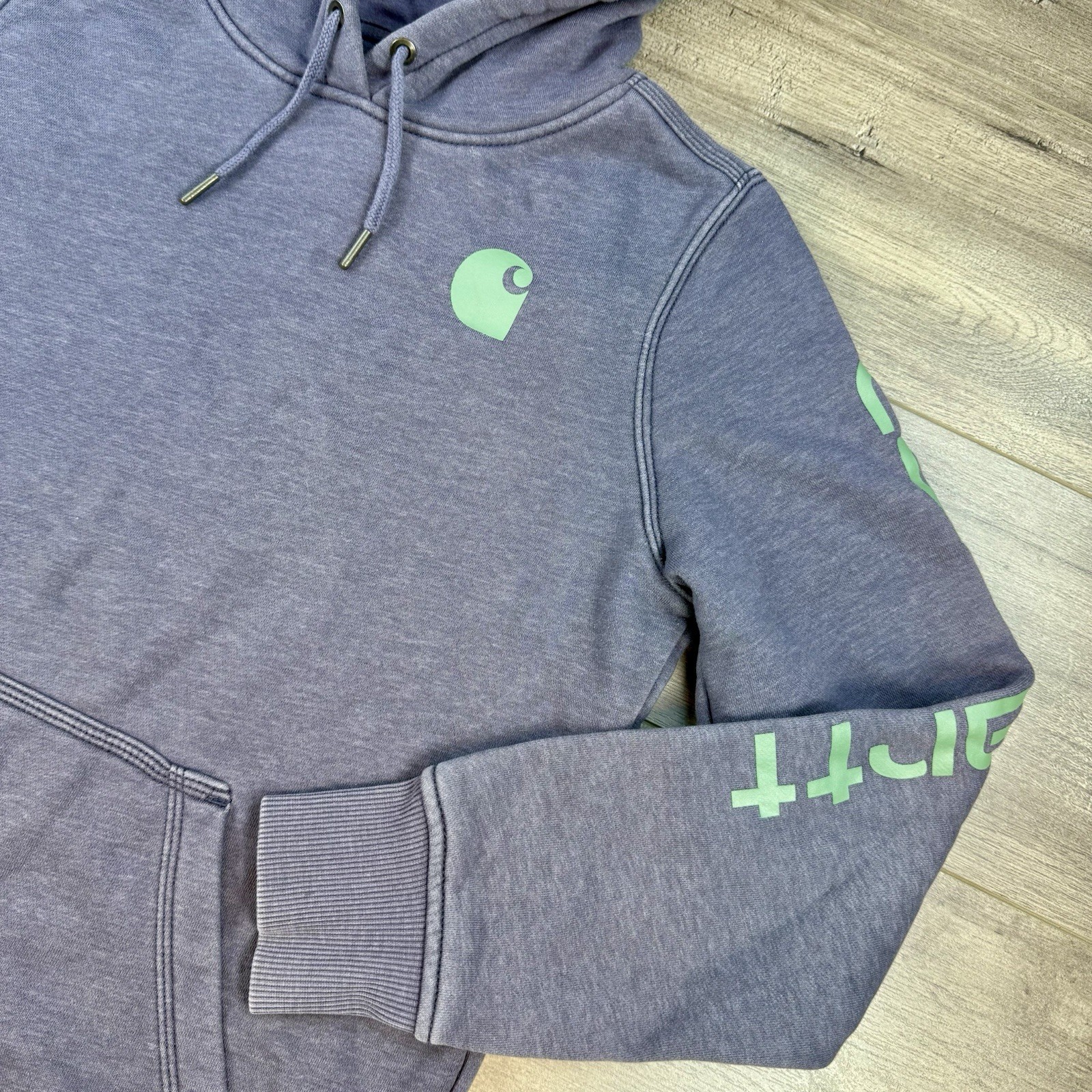 Carhartt Iconic Clarksburg Relaxed Fit Midweight Logo Sleeve Graphic Hoodie W thumbnail 5