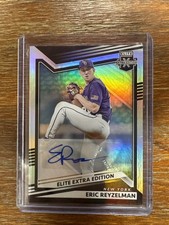 2022 Eric Reyzelman Auto #160 Panini Elite Extra Edition Yankees LSU Baseball