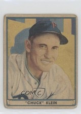 1941 Play Ball Chuck Klein #60 HOF 10fh