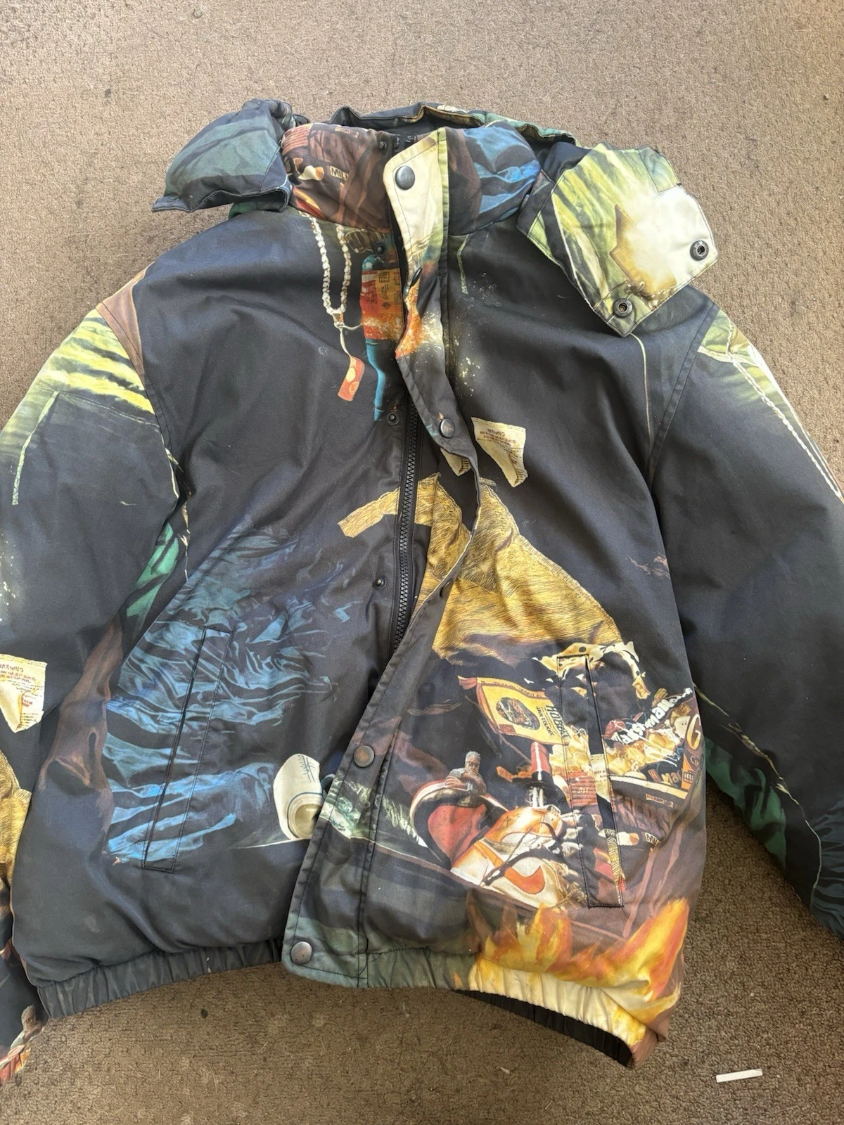 Doudoune Supreme Fire Cracker taille M