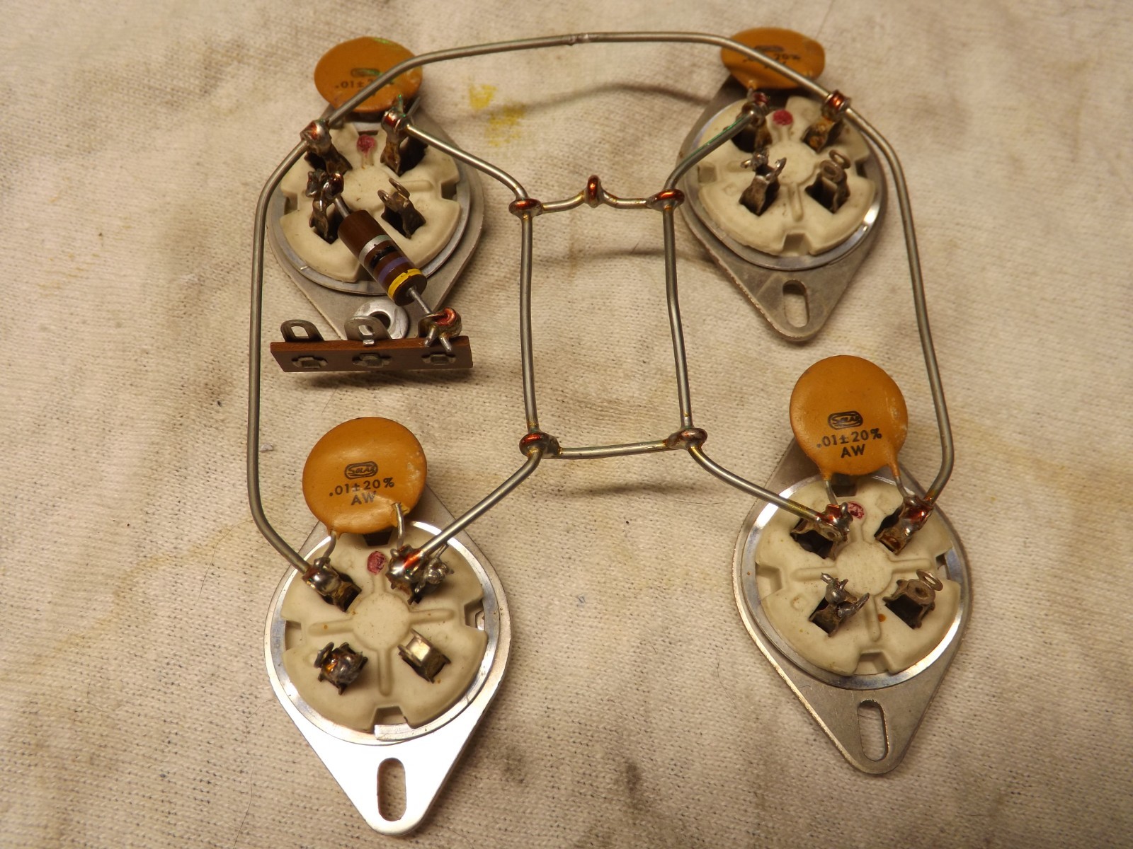 Porcelin Tube sockets prewired Collins 30L-1