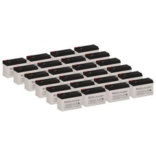 12V 7.5Ah F2 Set of 24 SigmasTek Sealed Lead Acid Batteries