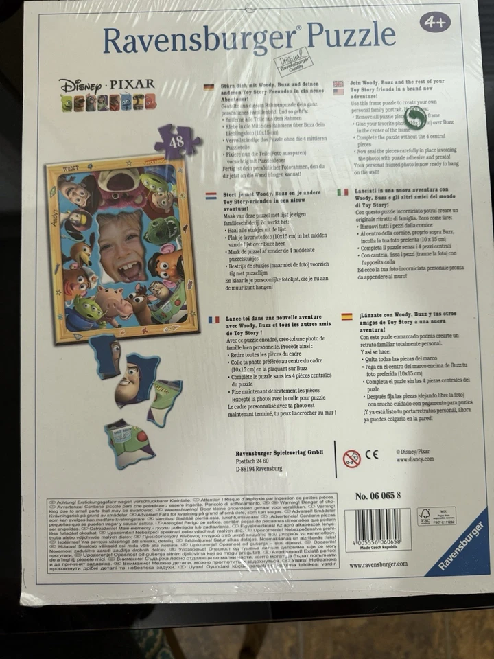 Nuevo rompecabezas con marco de imagen Ravensburger Toy Story- Foto 2 de 2