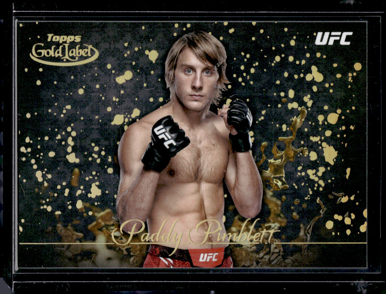 2024 Topps Gold Label UFC - Paddy Pimblett - Gold Splatter - Case Hit - SSP