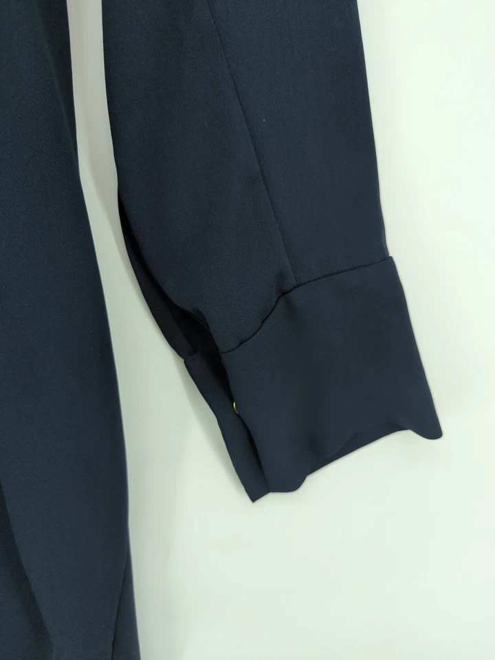 Malene Birger A-Line Midi Dress in Blue - Image 4 of 4