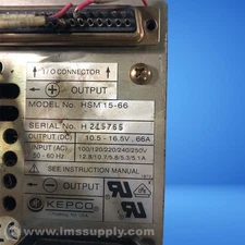 Kepco HSM15-66 Power Supply USIP