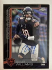 2025 Topps Chrome Football Black Wave Refractor Caleb Williams #BA-CW