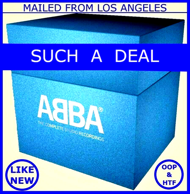 全て新品未開封　ABBA CD 11セット　コレクション向け ABBA THE COMPLETE STUDIO RECORDINGS 11 DISC's TheBLUEBOX, PERFECT
