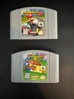 Mario Kart and Mario Super 64 N64 Nintendo Games Bundle | Authentic