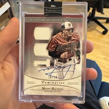 2018 Topps Luminaries - Home Run Kings Autographs Manny Machado #HRK-MMC 03/10