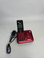 VTech CS6419-16  Cordless Phone System Red TESTED WORKING