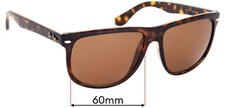 SFx Replacement Sunglass Lenses fits Ray-Ban RB4147 Boyfriend - 60mm Wide