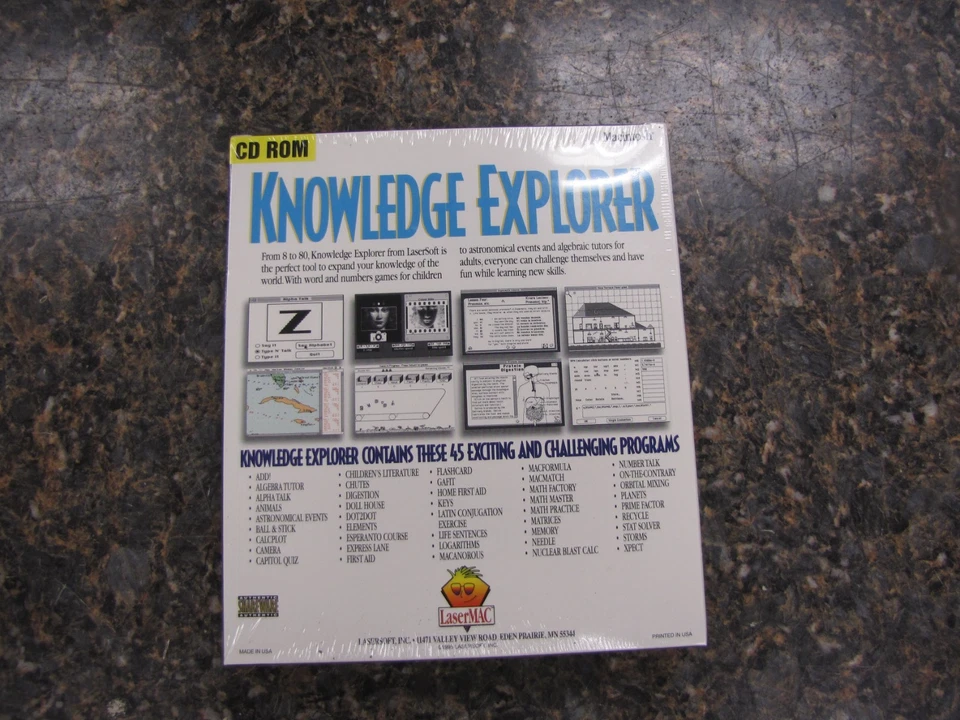 BRAND NEW SEALED  Macintosh "Knowledge Explorer" 1995 Apple Mac Games - Big Box - Image 4 of 4