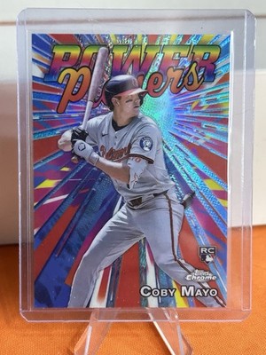 2025 Topps Chrome - Power Players Coby Mayo #PP-21 (RC)