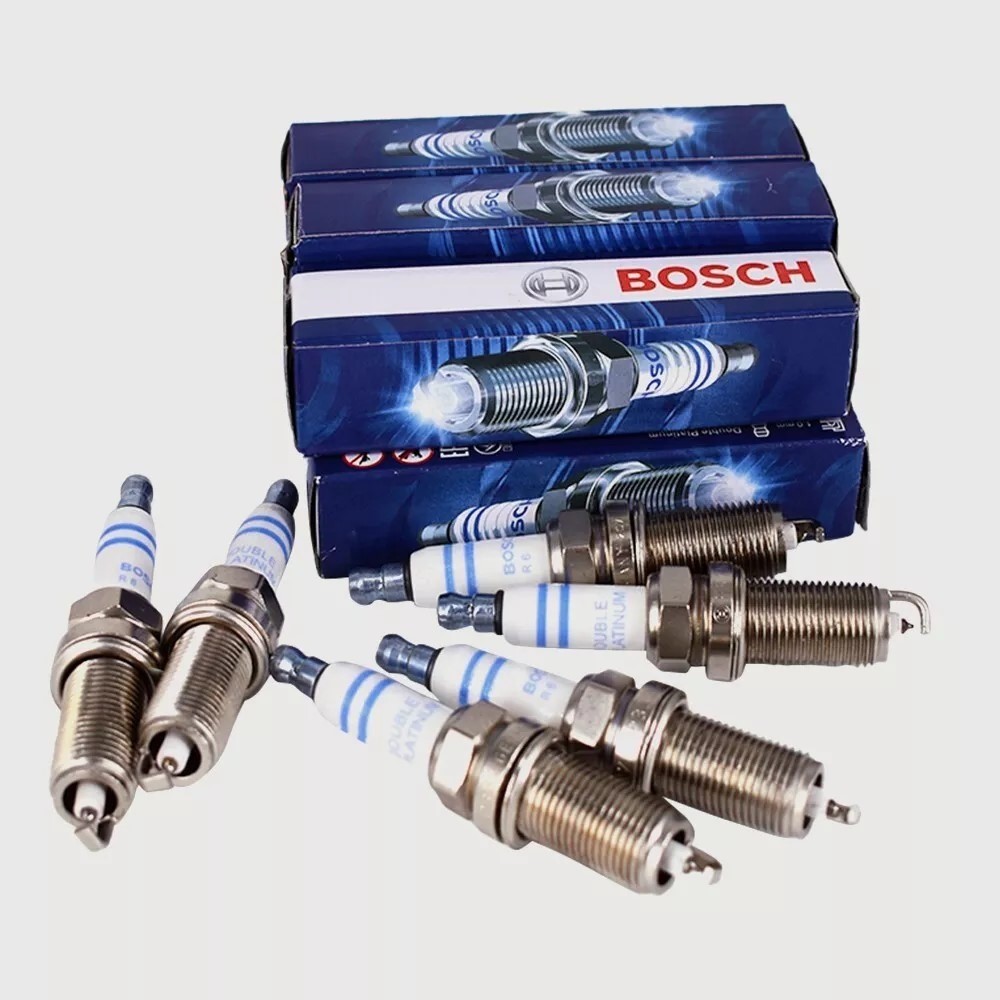 6X Spark Plugs Platinum FR7NPP332 For BMW X3 X5 E60 E83 E85 E90 N51 N52 BOSCH
