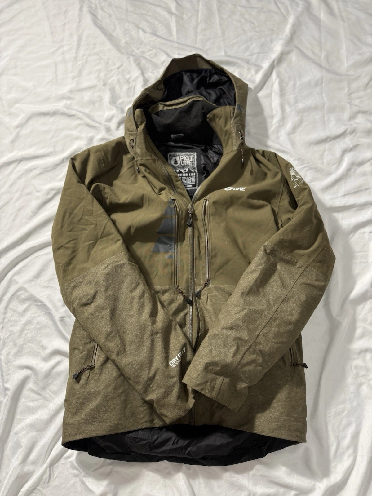 Picture Ski Jacket Tan Coat Expedition Line Organic Size Medium