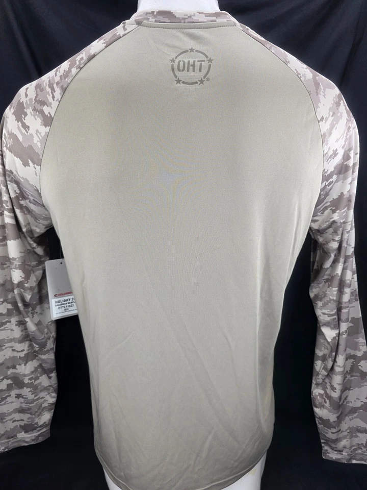 NUEVA Camisa Nebraska Cornhuskers Coliseo OHT Bronceada Camuflada LS Cuello Redondo Para Hombre L Foto 3 de 4