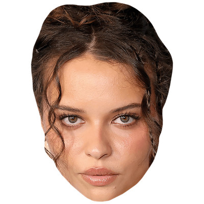 Isabella Briggs (Hair Up) Promi Maske, flaches Kartengesicht, Kostüm Maske