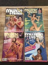 Vintage Muscle & Fitness Magazines 1982 Lot Of 4 March April June August Used 