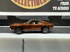 Hot Wheels 1969 Redline Custom AMX Brown White interior