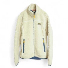 L.L.Bean Women's  Mountain Pile Fleece Jacket Ladies XS-REG Natural Wind Stoper
