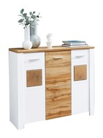 Kommode Sideboard Schrank Schubladenkommode Weiß B 122 Cm
