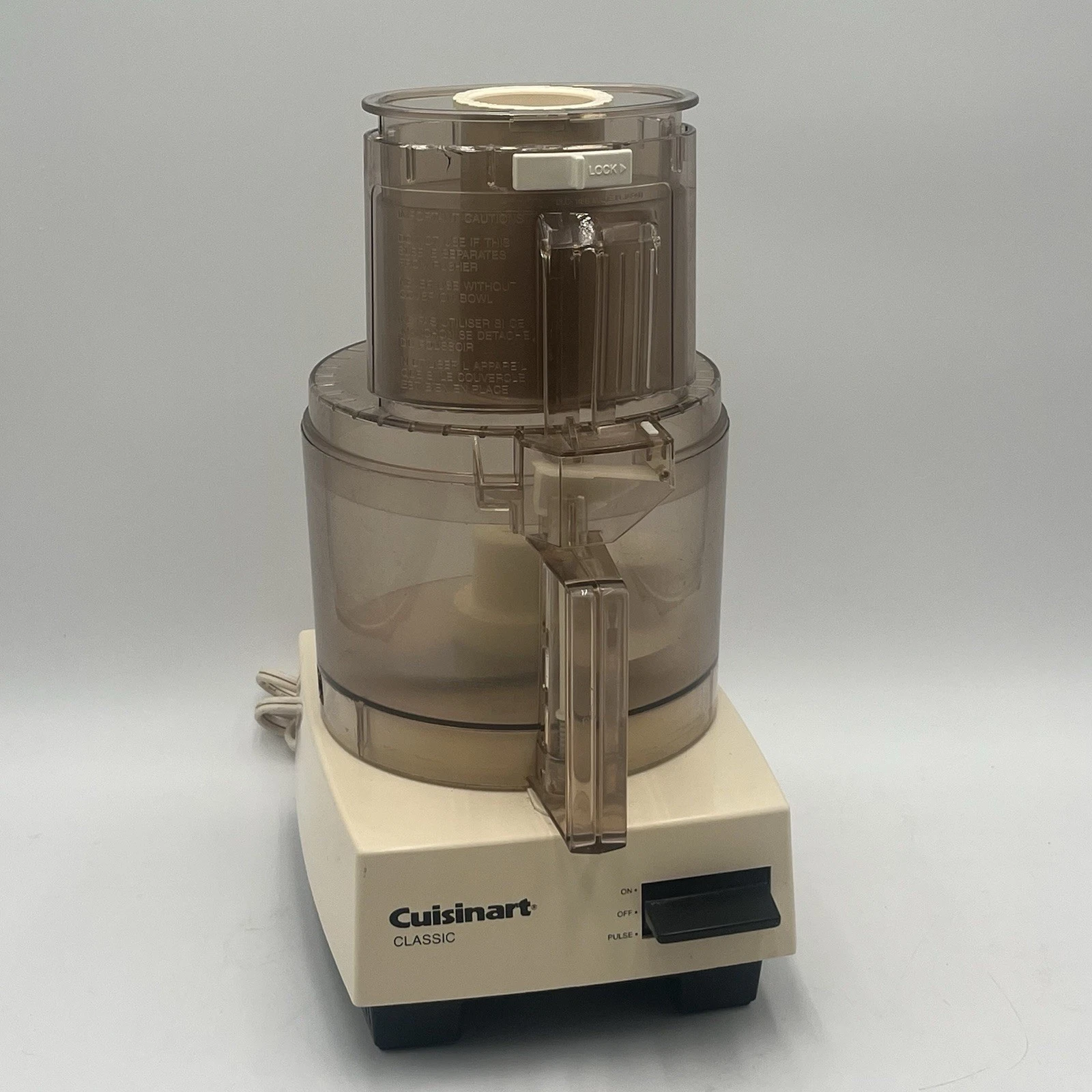 Cuisinart DLC-10C Plus Pro Classic Food Processor. Vintage