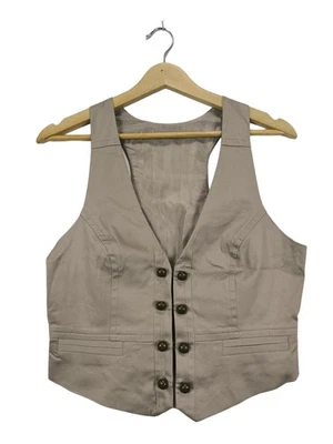 3 SUISSES Gilet tricoté Dames Gilet T EU 38 crème style d’affaires - Photo 1/4