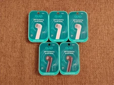 5 QUIP 360 Oscillating Brush Heads 2-Pack Refills - White and Black