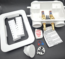 Oatey 38246 Washing Machine Outlet Box 2x4 1/4" Turn WMOB w/ Hammer Arrest F1960