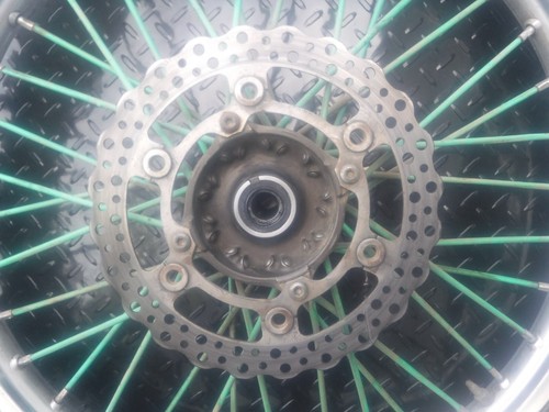2007 KAWASAKI KX250F TAKASAGO EXCEL 21" FRONT WHEEL HUB RIM TIRE KX 250F 06-14 - Picture 5 of 11