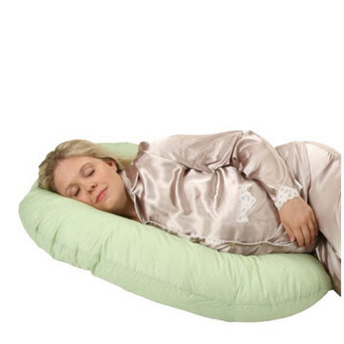Snoogle Pregnancy Baby Comfort Pillow Total Body Contour Side Sleeper