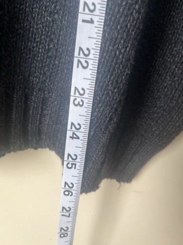 Eddie Bauer Mens Tall Size Large Heavy Knit Sweater Gray Charcoal - Picture 3 of 7